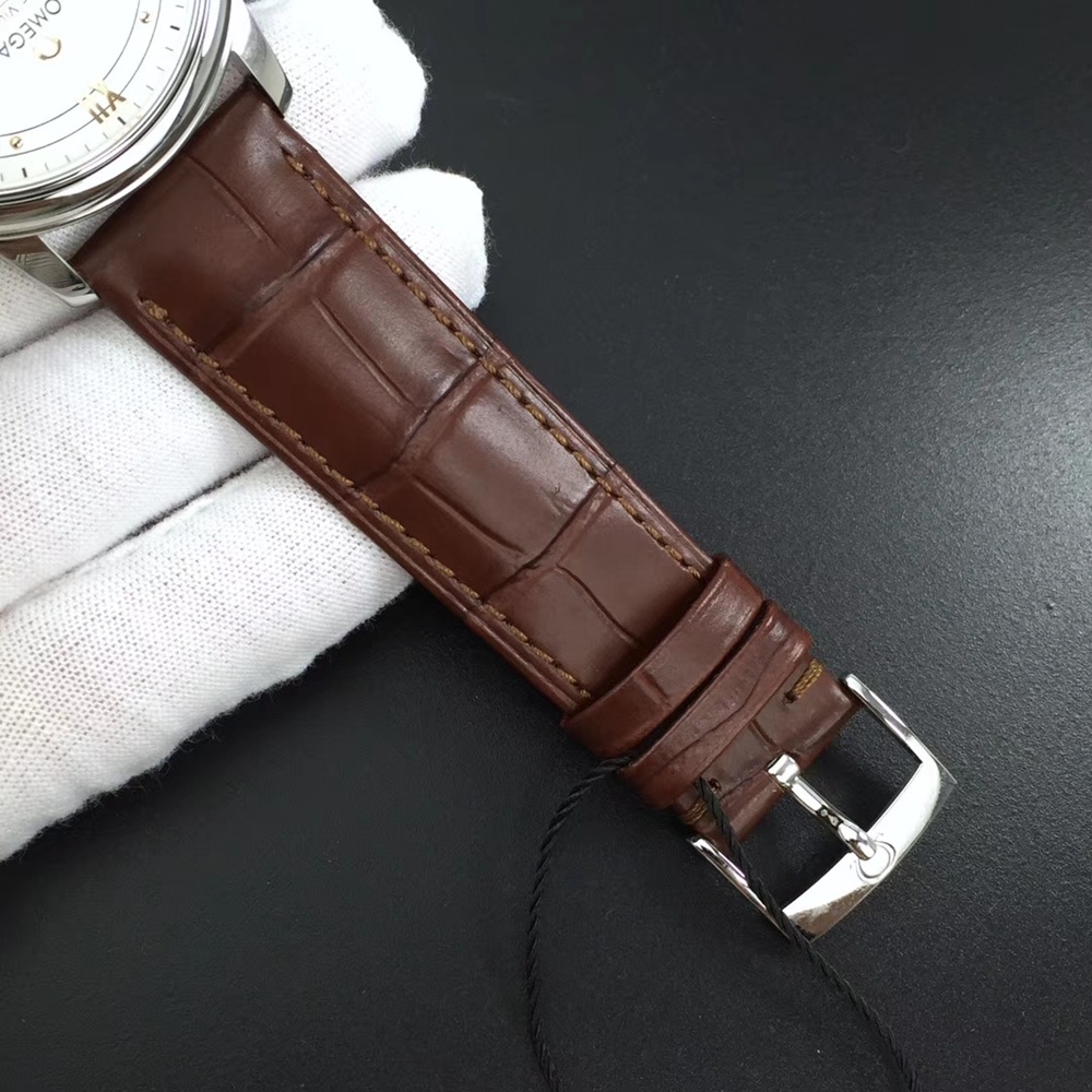[오메가] 드 빌 프레스티지 로만 크로노그래프 레더스트렙 OMEGA Deville Prestige Co-Axial Master 35/41mm