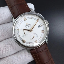 [오메가] 드 빌 프레스티지 로만 크로노그래프 레더스트렙 OMEGA Deville Prestige Co-Axial Master 35/41mm