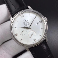 [오메가] 드 빌 프레스티지 로만 크로노그래프 레더스트렙 OMEGA Deville Prestige Co-Axial Master 35/41mm