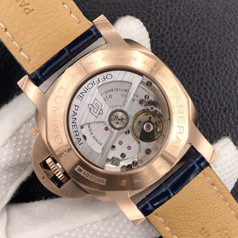 [파네라이] Panerai Luminor Marina Goldtech Sole Blu Rose Gold 44mm PAM1112 - 파네라이 루미노르 마리나 팜1112
