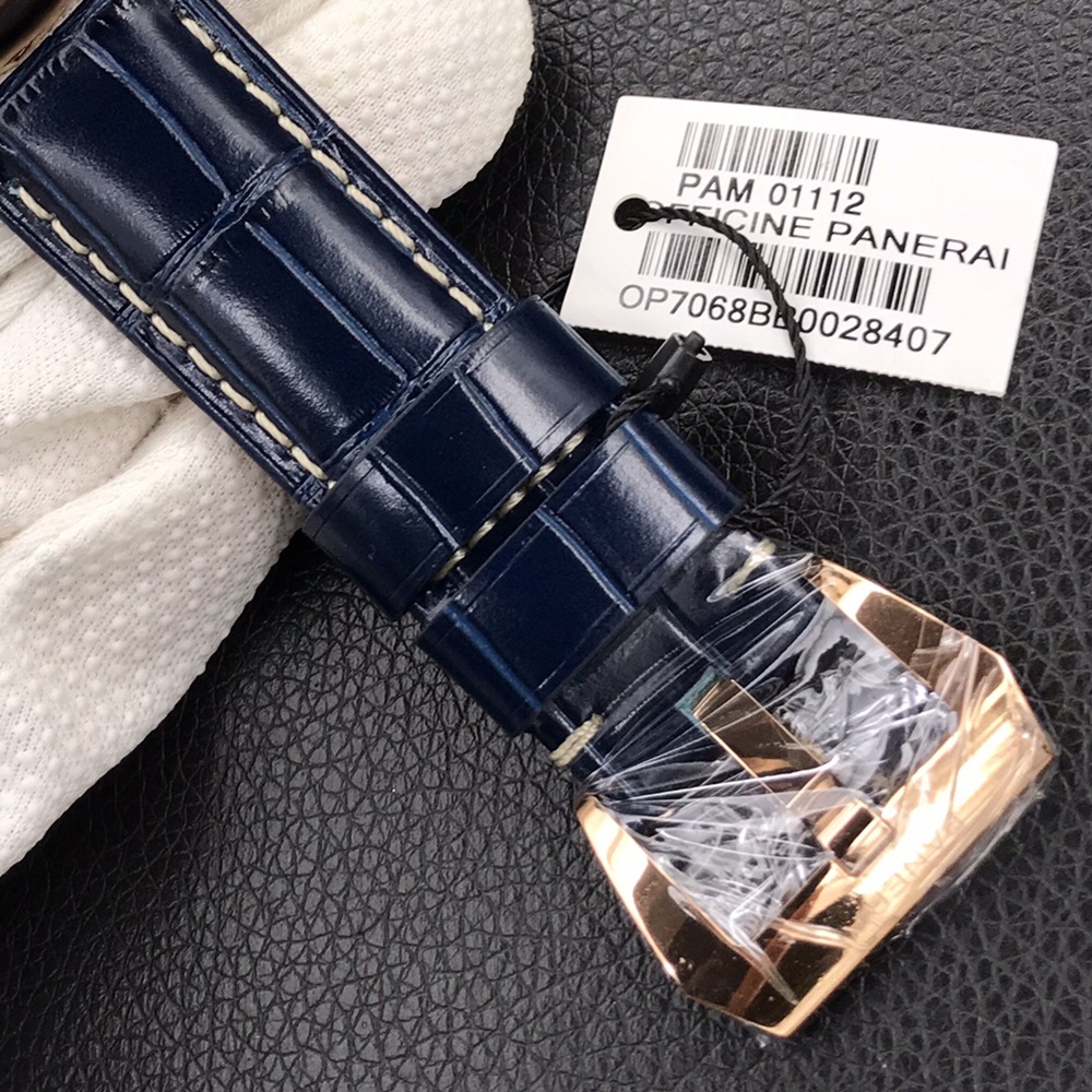 [파네라이] Panerai Luminor Marina Goldtech Sole Blu Rose Gold 44mm PAM1112 - 파네라이 루미노르 마리나 팜1112