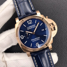 [파네라이] Panerai Luminor Marina Goldtech Sole Blu Rose Gold 44mm PAM1112 - 파네라이 루미노르 마리나 팜1112