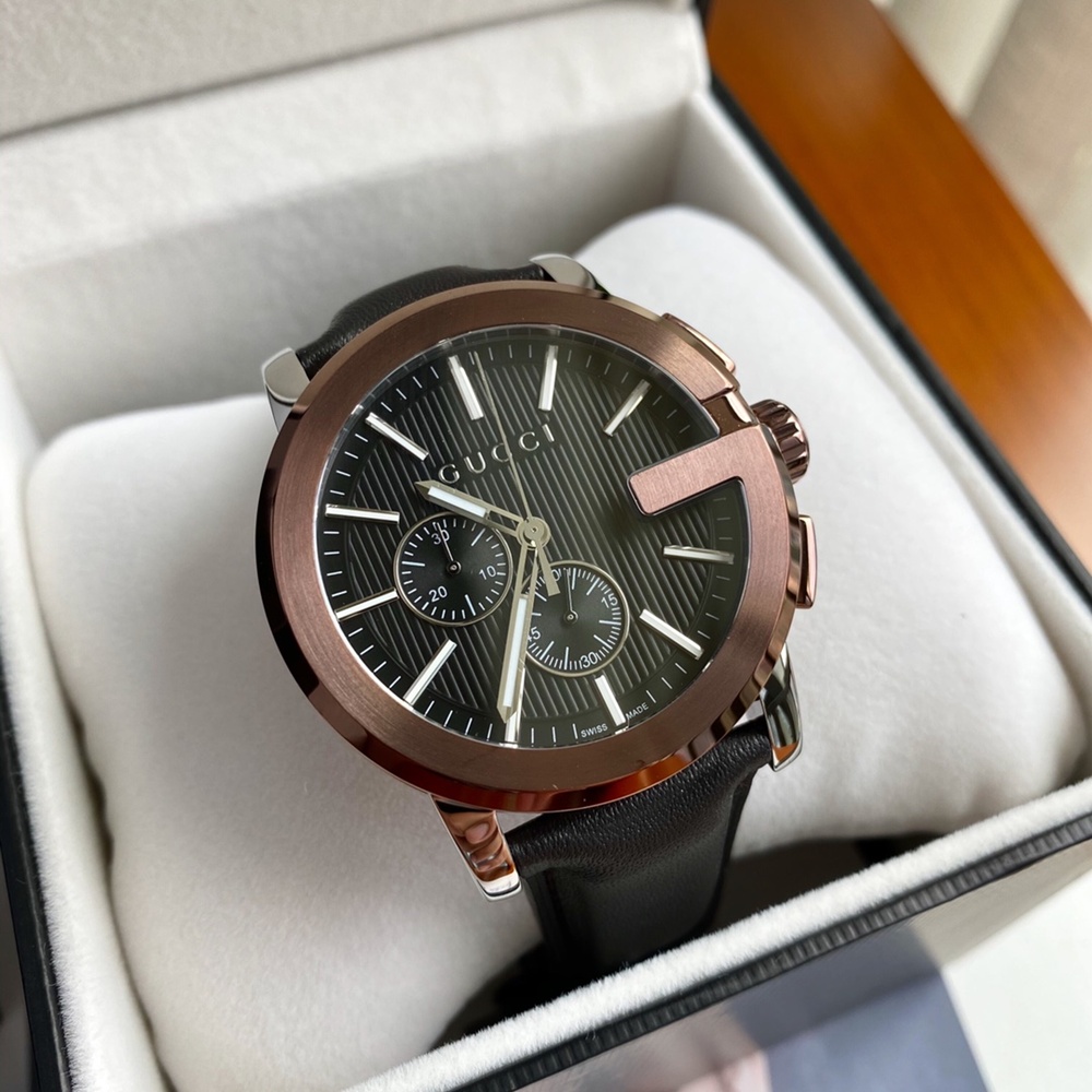 [구찌] GUCCI Y구찌 G 크로노 시계 44mm YA101203 쿼츠