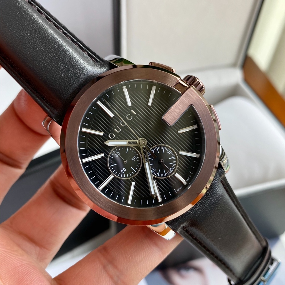 [구찌] GUCCI Y구찌 G 크로노 시계 44mm YA101203 쿼츠