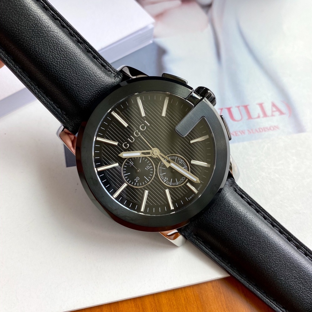 [구찌] GUCCI Y구찌 G 크로노 시계 44mm YA101203 쿼츠