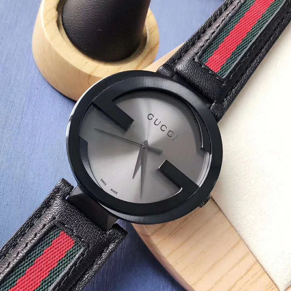 [구찌] GUCCI Y구찌 G 크로노 시계 37mm Ladies YA133207 Interlocking Quartz Watch