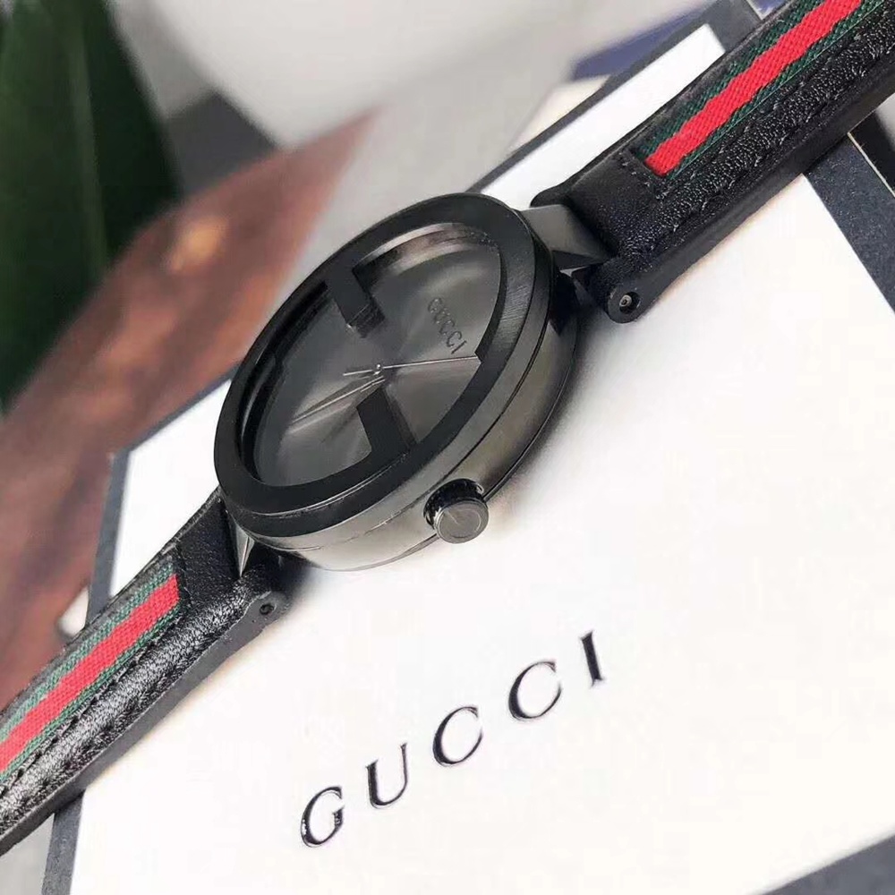 [구찌] GUCCI Y구찌 G 크로노 시계 37mm Ladies YA133207 Interlocking Quartz Watch