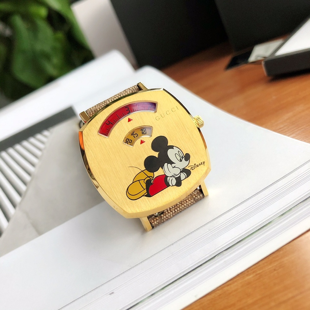 [구찌] GUCCI 구찌 그립 YA157403 Stainless Steel Grip Quartz 35mm