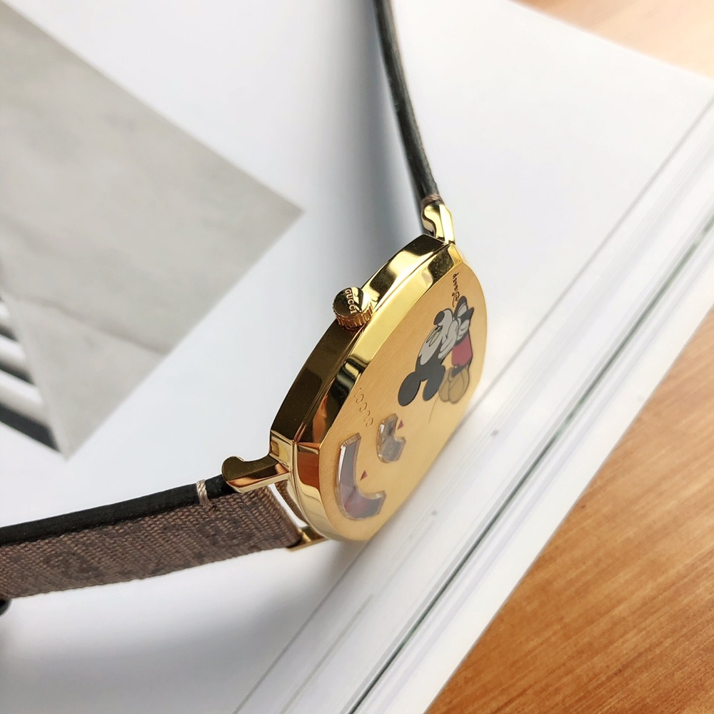 [구찌] GUCCI 구찌 그립 YA157403 Stainless Steel Grip Quartz 35mm