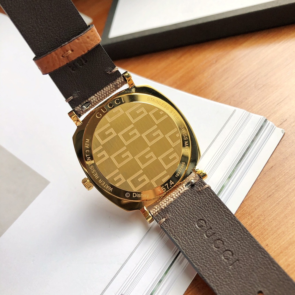 [구찌] GUCCI 구찌 그립 YA157403 Stainless Steel Grip Quartz 35mm