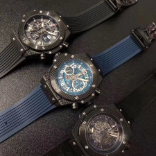 [위블로]  HUBLOT Big Bang Big Bang Ferrari Titanium Prancing Horse Collaboration Skeleton Limited Edition- 위블로 빅뱅 45mm