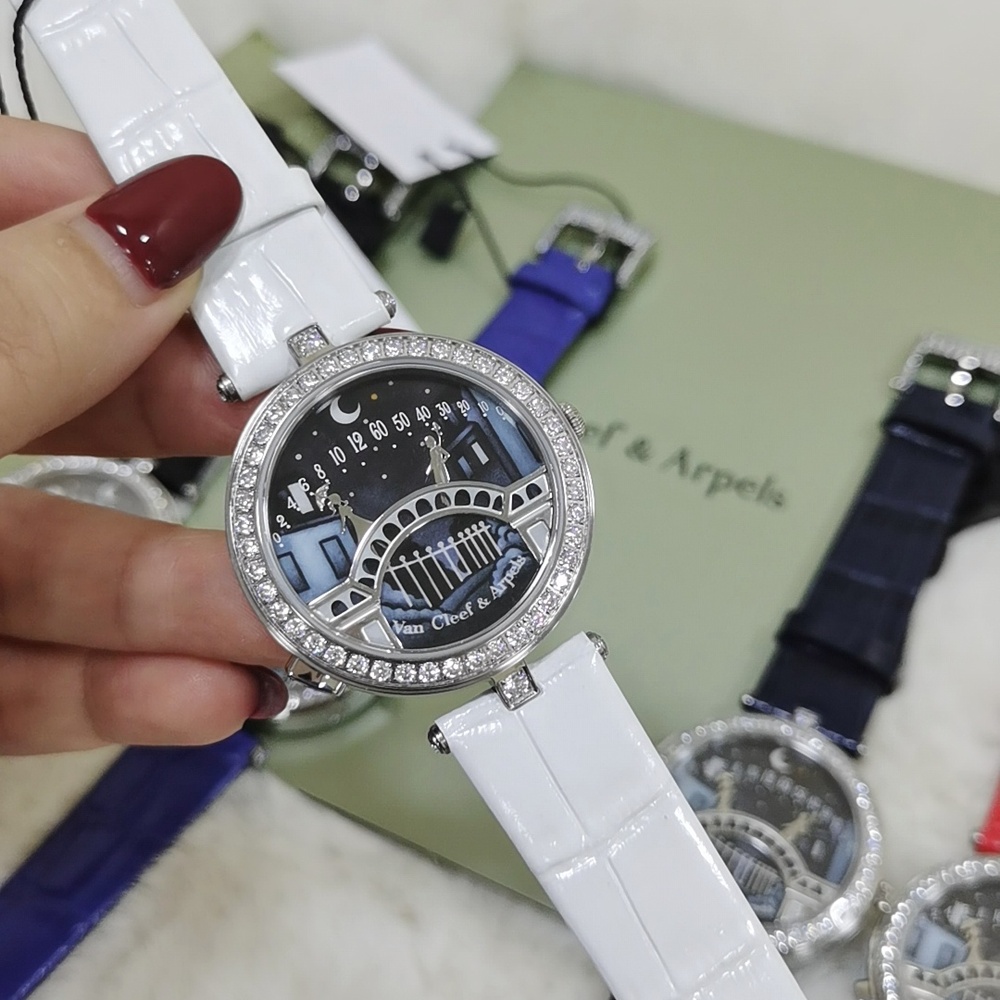 [반클리프 아펠]   Van Cleef & Arpels Lady Arpels Pont des Amores Watch - 레이디 아펠 퐁 데 자모르 워치 38mm