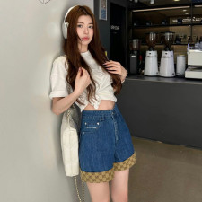 [구찌] G 데님 쇼츠