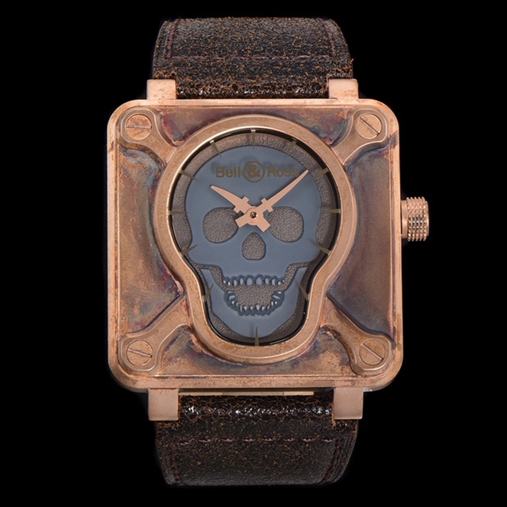 [벨앤로스] Bell & Ross BR 01 사이버 스컬 브론즈 46mm