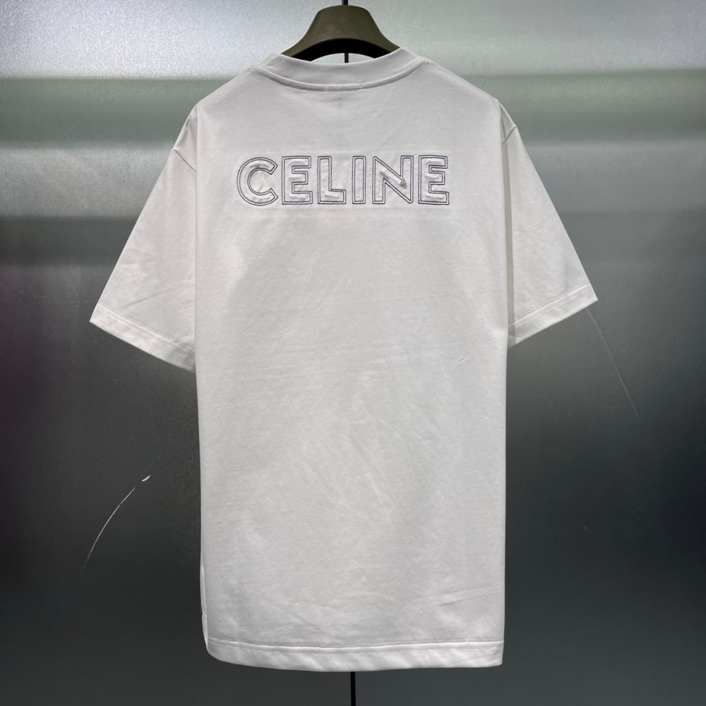 [셀린느] 리미티드 패치 자수 티셔츠