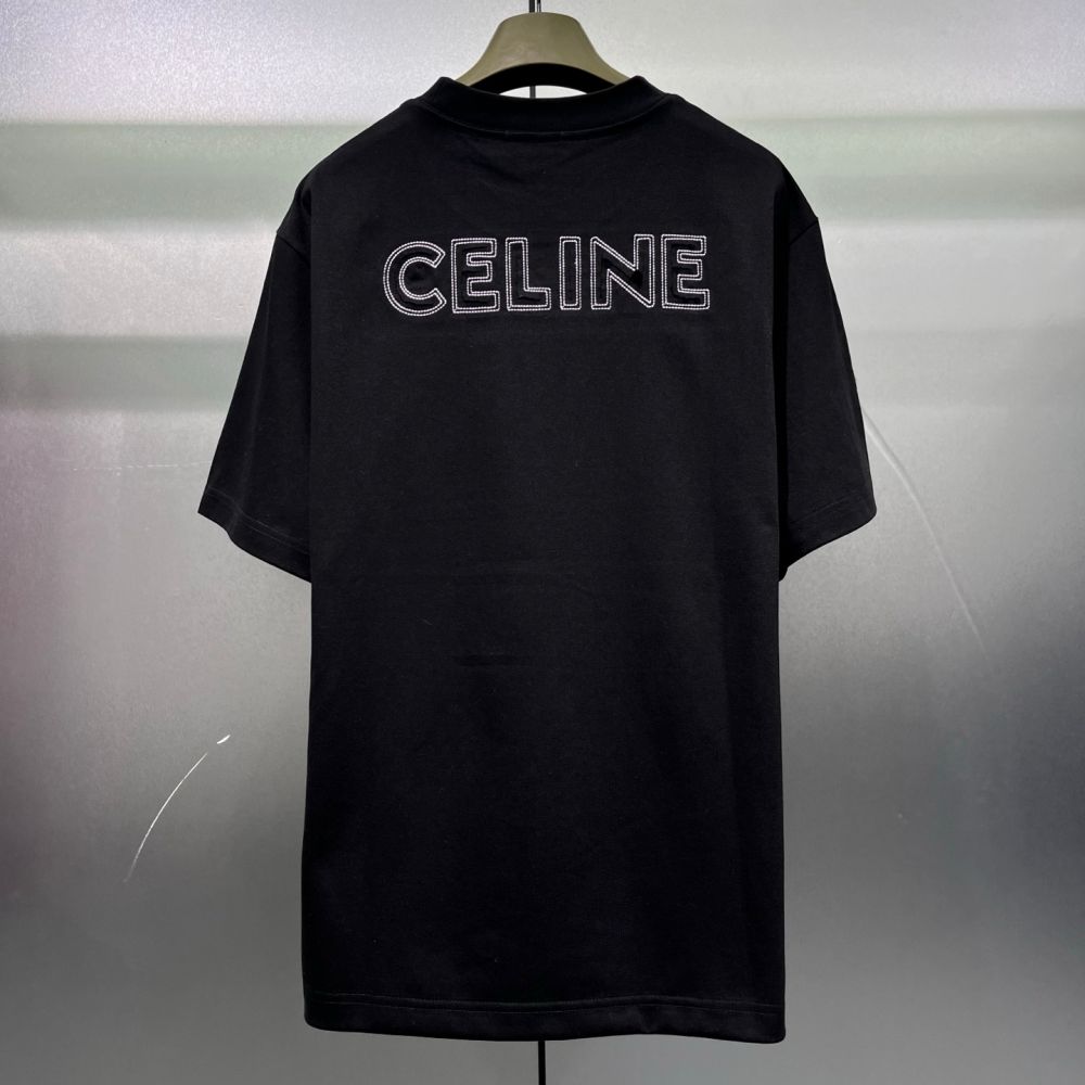 [셀린느] 리미티드 패치 자수 티셔츠