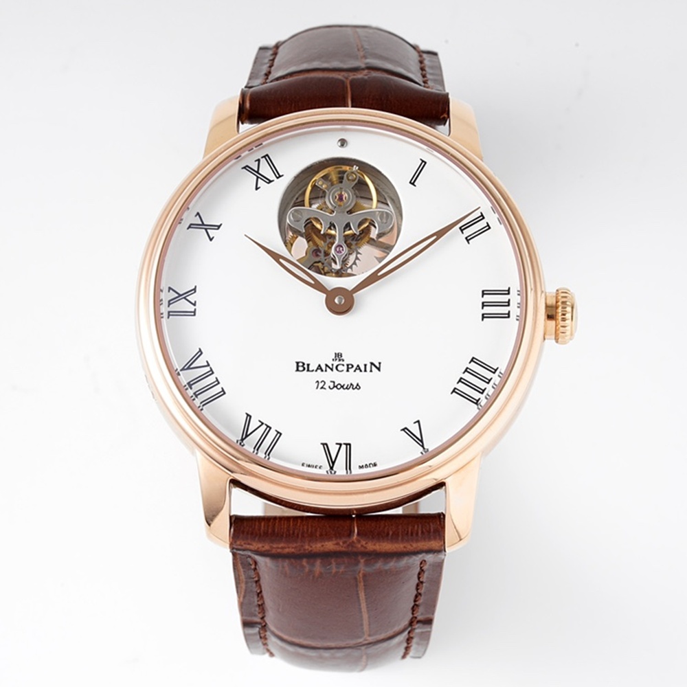 [블랑팡]  Blancpain 블랑팡 레망 뚜르비옹 Tourbillon With Power Reserve Limited Edition 40mm