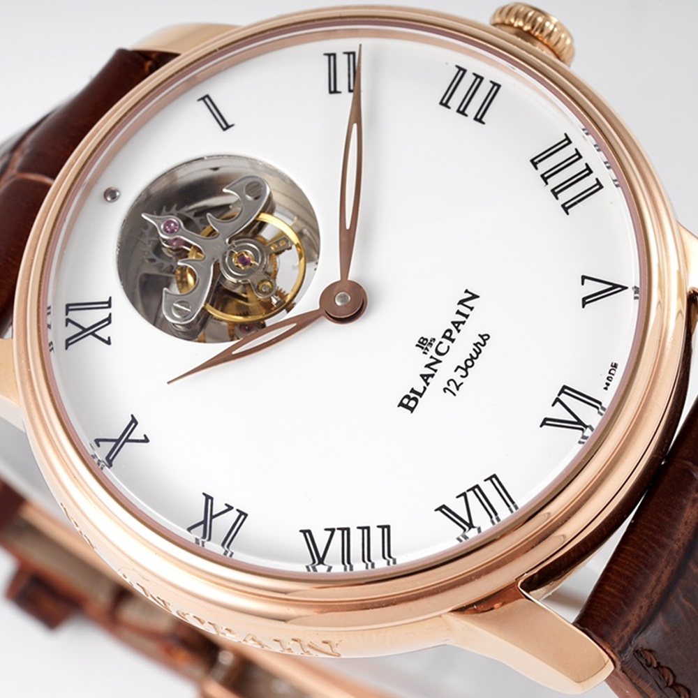 [블랑팡]  Blancpain 블랑팡 레망 뚜르비옹 Tourbillon With Power Reserve Limited Edition 40mm