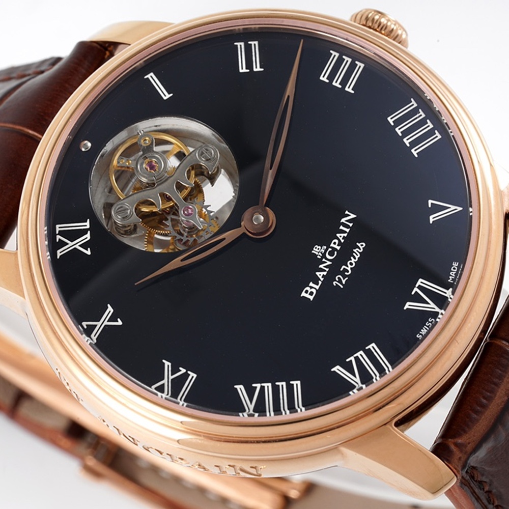 [블랑팡]  Blancpain 블랑팡 레망 뚜르비옹 Tourbillon With Power Reserve Limited Edition 40mm