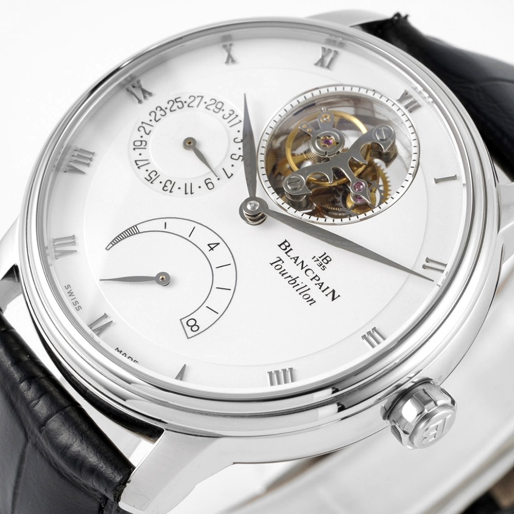 [블랑팡]  Blancpain 블랑팡 레망 뚜르비옹 Tourbillon With Power Reserve Limited Edition 40mm