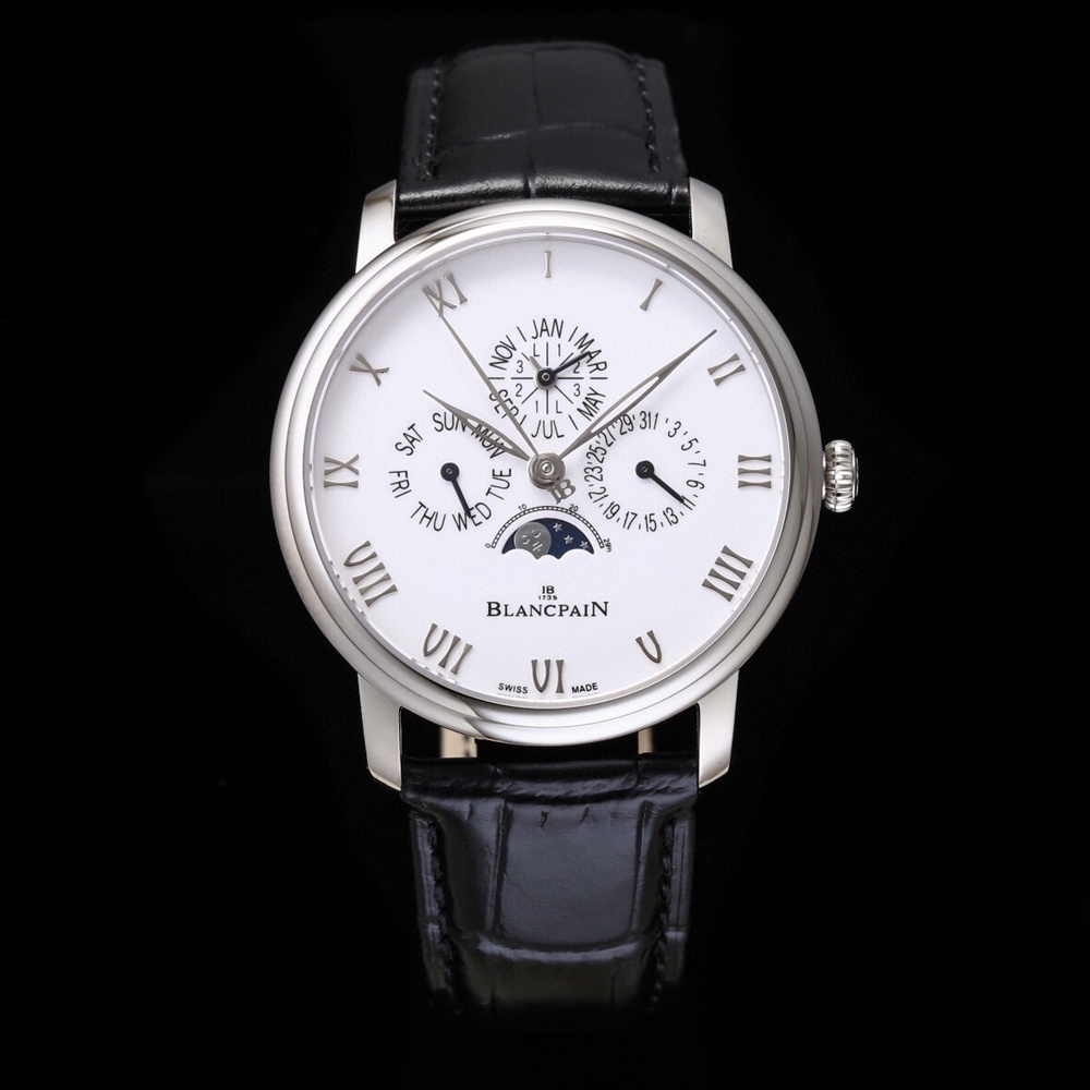 [블랑팡] Blancpain 4286P-3442A-55B Le Brush Perpetual Calendar Split Seconds PT LTD Automatic - 블랑팡 르 브라쉬 42mm