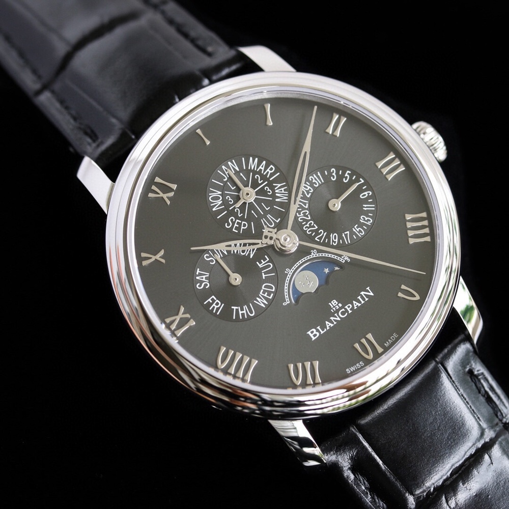 [블랑팡] Blancpain 4286P-3442A-55B Le Brush Perpetual Calendar Split Seconds PT LTD Automatic - 블랑팡 르 브라쉬 42mm