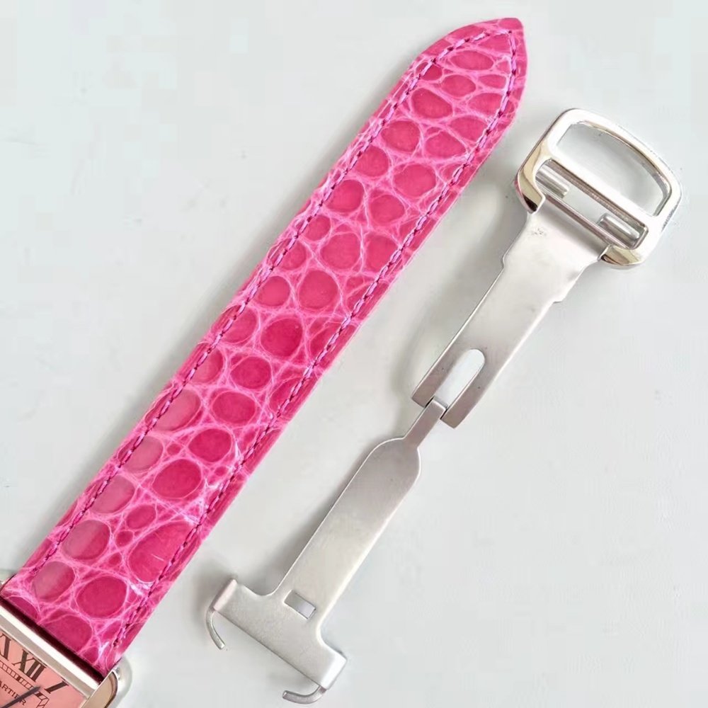 [까르띠에] 악어가죽밴드  탱크 솔로 루이 머스트 까르띠에 Cartier Tank Series 24/27/31mm