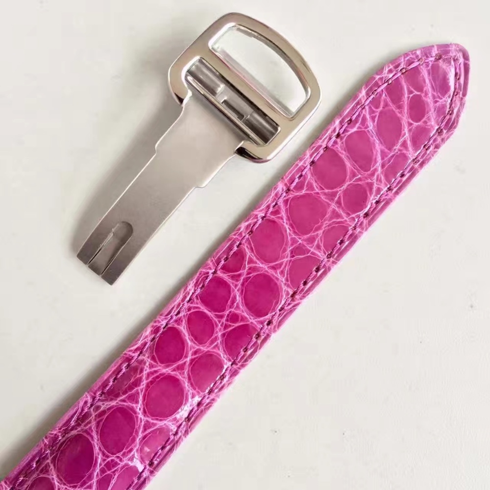 [까르띠에] 악어가죽밴드  탱크 솔로 루이 머스트 까르띠에 Cartier Tank Series 24/27/31mm