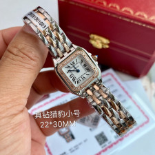 [까르띠에] Cartier 까르띠에 팬더 스몰 미듐 Stainless Steel Panthère de Watch 15099763 쿼츠 22/27/31mm