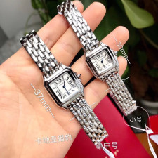 [까르띠에] Cartier 까르띠에 팬더 스몰 미듐 Stainless Steel Panthère de Watch 15099763 쿼츠 22/27/31mm