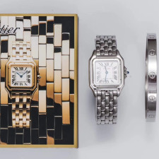 [까르띠에] Cartier 까르띠에 팬더 스몰 미듐 Stainless Steel Panthère de Watch 15099763 쿼츠 22/27/31mm