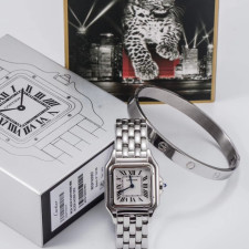 [까르띠에] Cartier 까르띠에 팬더 스몰 미듐 Stainless Steel Panthère de Watch 15099763 쿼츠 22/27/31mm
