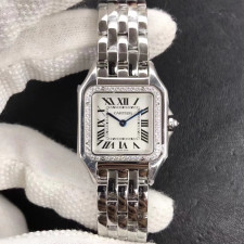 [까르띠에] Cartier 까르띠에 팬더 스몰 미듐 Stainless Steel Panthère de Watch 15099763 쿼츠 22/27/31mm