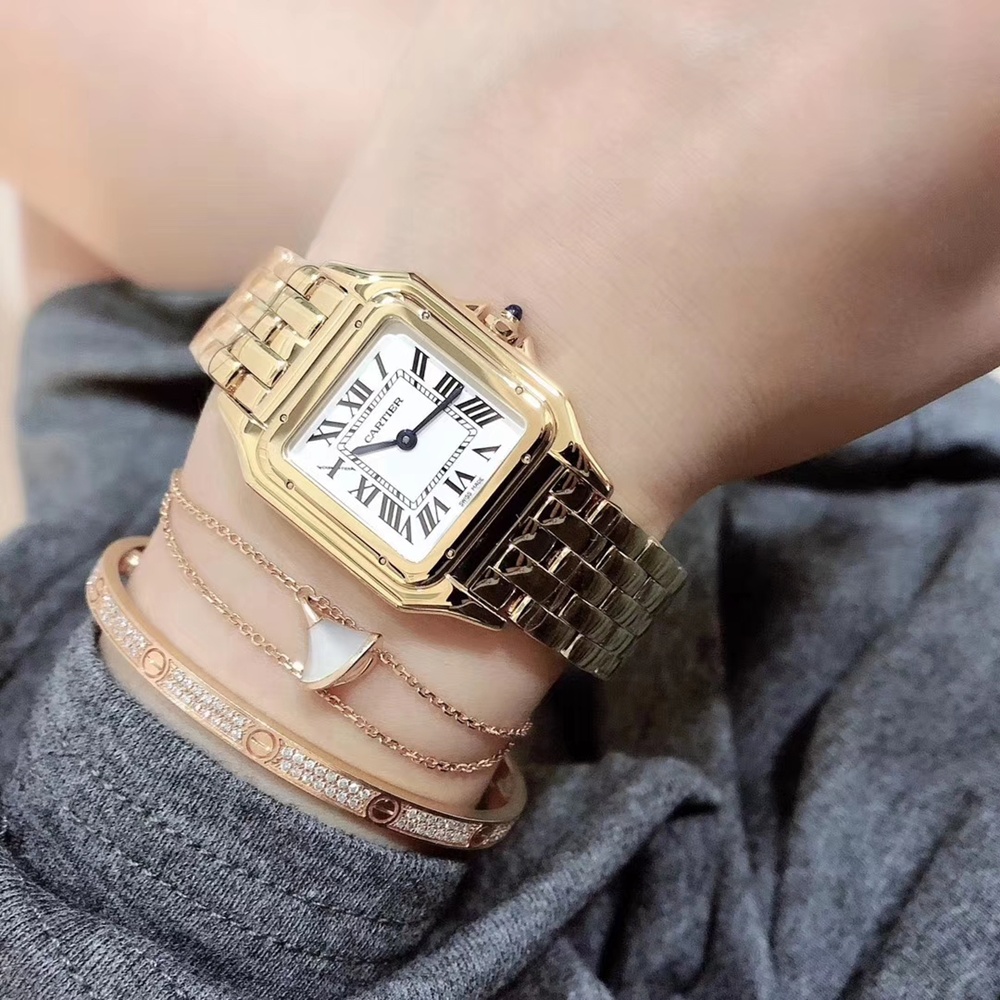 [까르띠에] 7종 Cartier 까르띠에 팬더 스몰 미듐 Stainless Steel Panthère de Watch 15099763 쿼츠 22/27/31mm