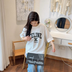 [셀린느] 루즈 코튼 저지 티셔츠