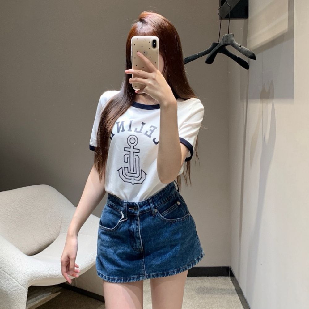 [셀린느] 앵커 70's 코튼 저지 티셔츠