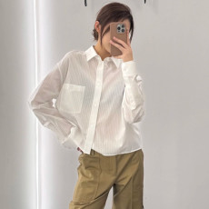 [셀린느] 크롭 셔츠