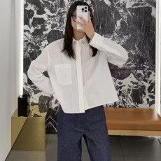 [셀린느] 크롭 셔츠