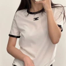 [셀린느] 트리오페 자수 시퀀스 티셔츠