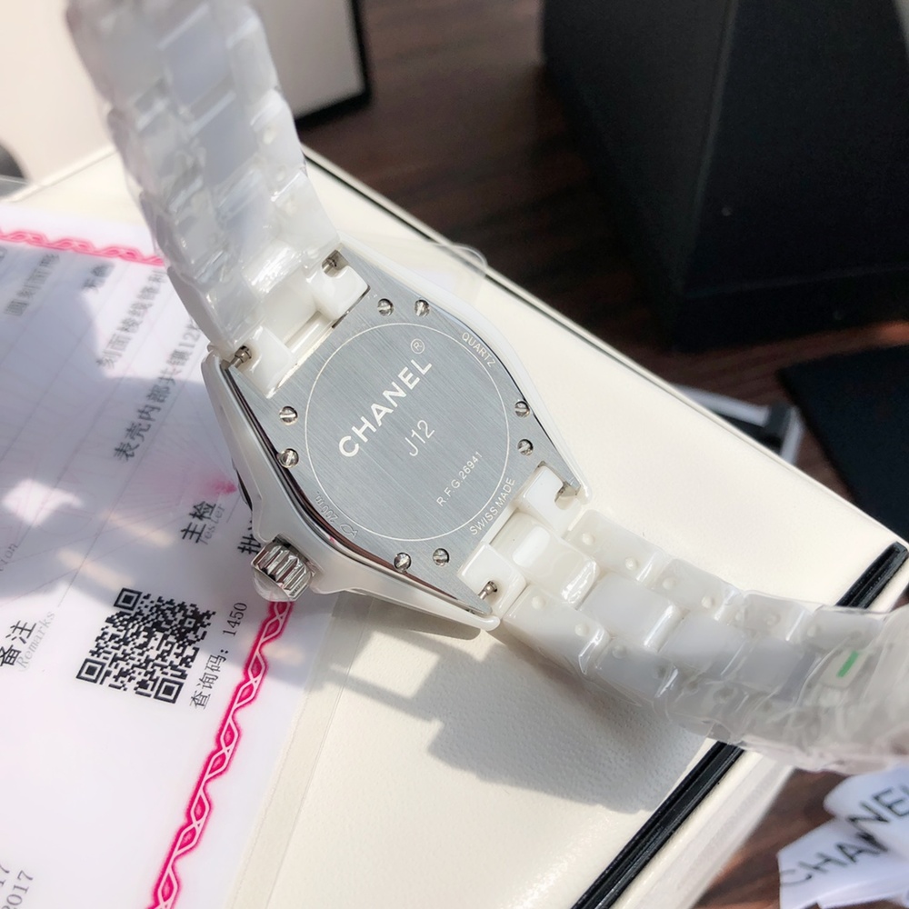 [샤넬] Chanel J12 Quartz Automatic Calibre - 샤넬 J12 세라믹 33/38/41mm