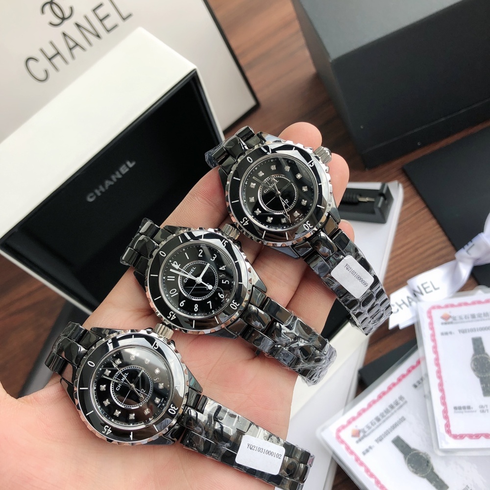 [샤넬] Chanel J12 Quartz Automatic Calibre - 샤넬 J12 세라믹 33/38/41mm