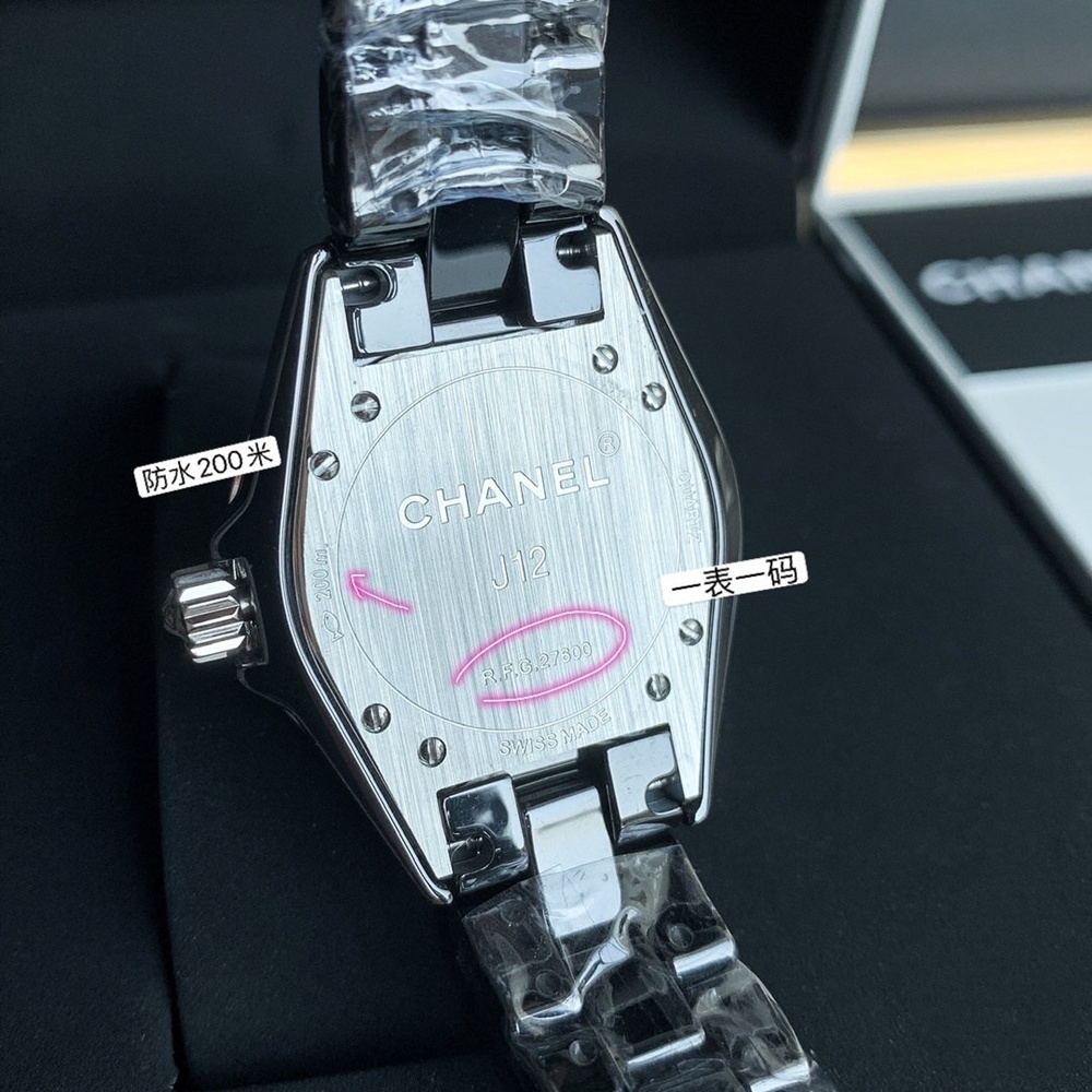 [샤넬] Chanel J12 Quartz Automatic Calibre - 샤넬 J12 세라믹 33/38/41mm