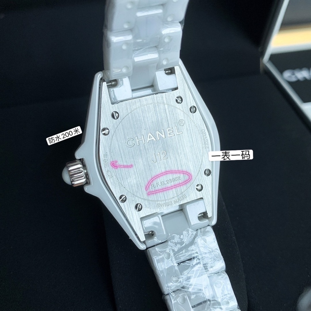 [샤넬] Chanel J12 Quartz Automatic Calibre - 샤넬 J12 세라믹 33/38/41mm