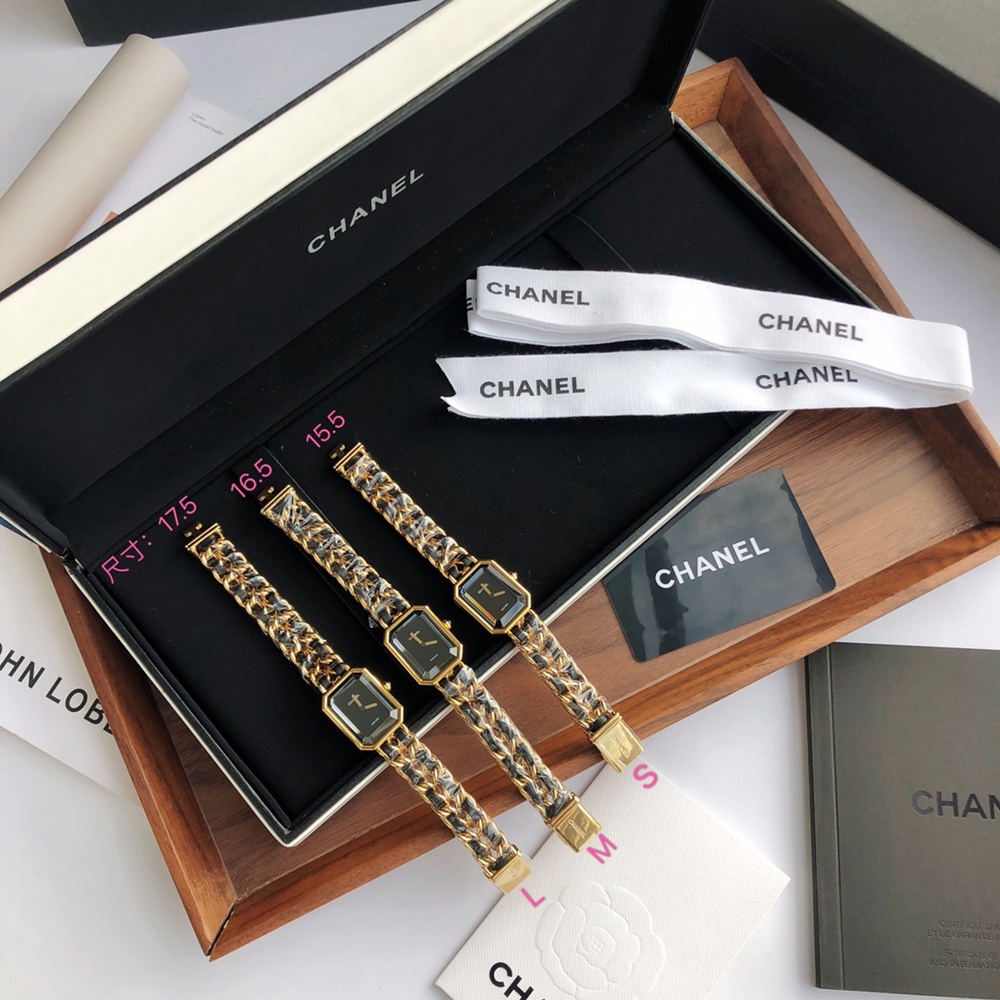 [샤넬] 샤넬 프리미에르 -  Chanel Premier H0001 GP – 19.7/23.6/26.1mm