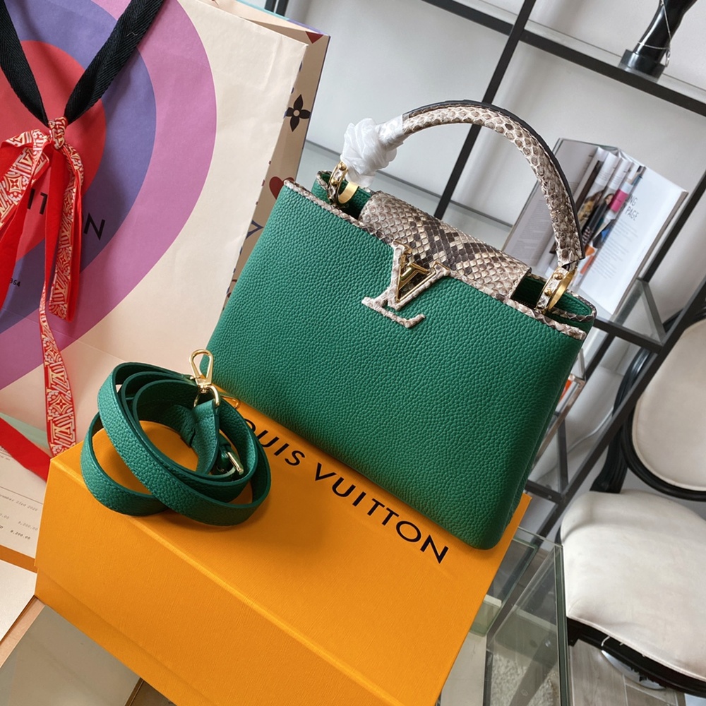 [루이비통] Louis Vuitton - 루이비통 capucines 카퓌신 탑핸들 MM (Medium) PM (Petit Medium) 카푸신 BB (Bebe)