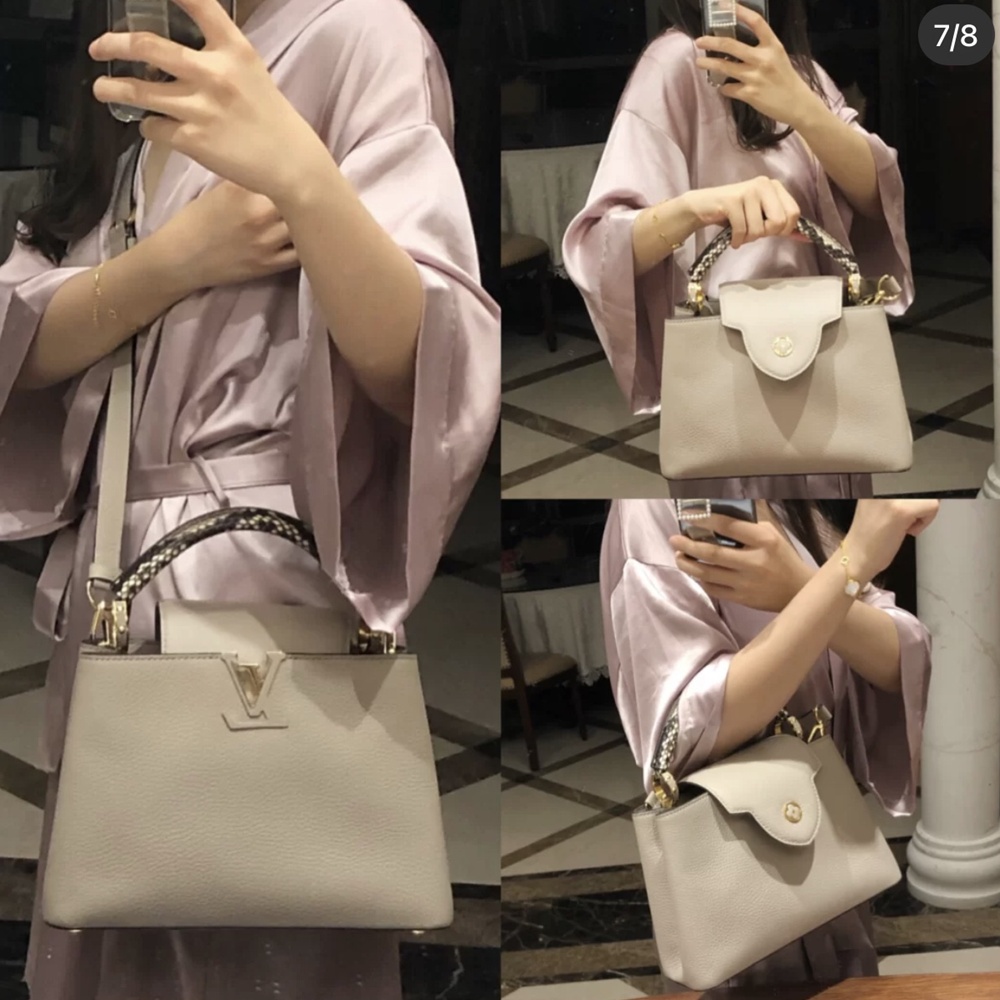 [루이비통] Louis Vuitton - 루이비통 capucines 카퓌신 탑핸들 MM (Medium) PM (Petit Medium) 카푸신 BB (Bebe)