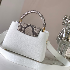 [루이비통] Louis Vuitton - 루이비통 capucines 카퓌신 탑핸들 MM (Medium) PM (Petit Medium) 카푸신 BB (Bebe)