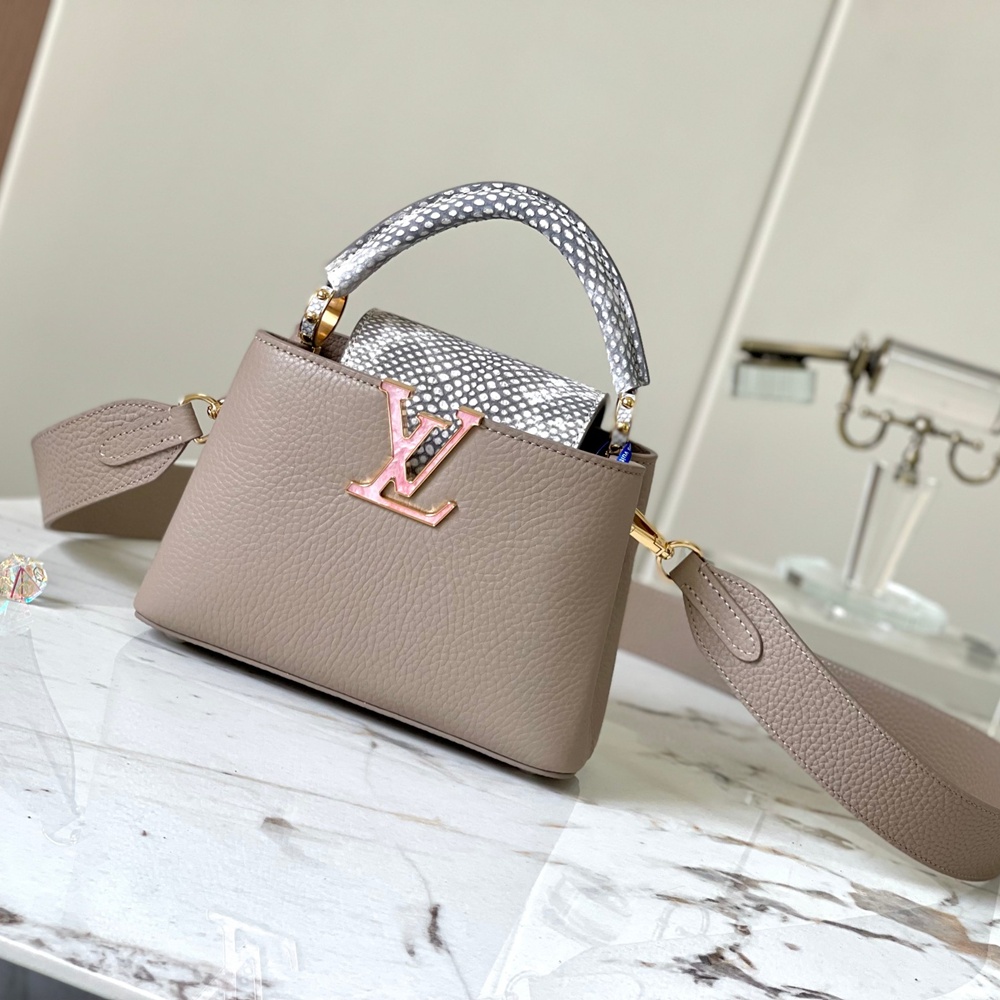 [루이비통] Louis Vuitton - 루이비통 capucines 카퓌신 탑핸들 MM (Medium) PM (Petit Medium) 카푸신 BB (Bebe)