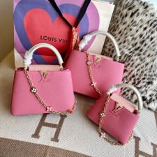 [루이비통] Louis Vuitton - 루이비통 capucines 카퓌신 탑핸들 MM (Medium) PM (Petit Medium) 카푸신 BB (Bebe)