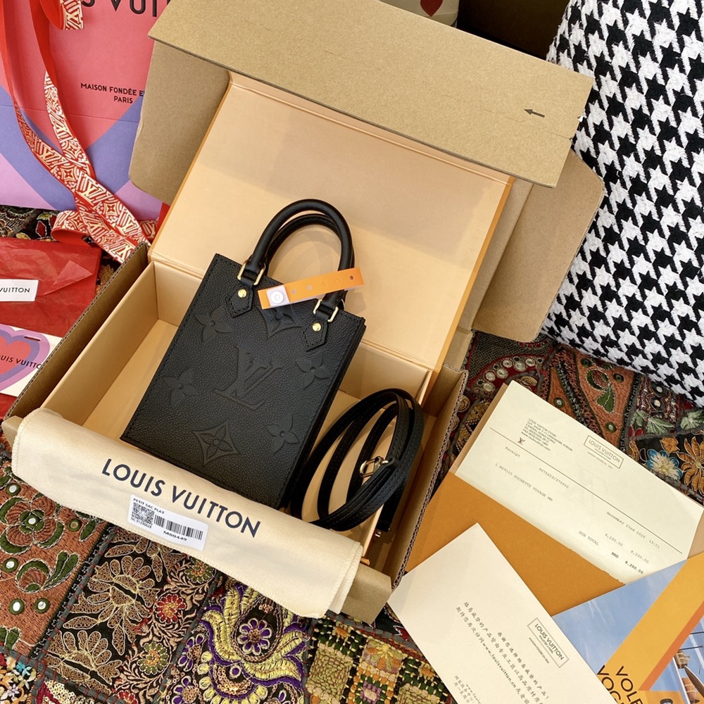 [루이비통] Louis Vuitton LV Petit sac plat 쁘띠 삭 플라 토트백 14cm BB 21.5cm PM 25